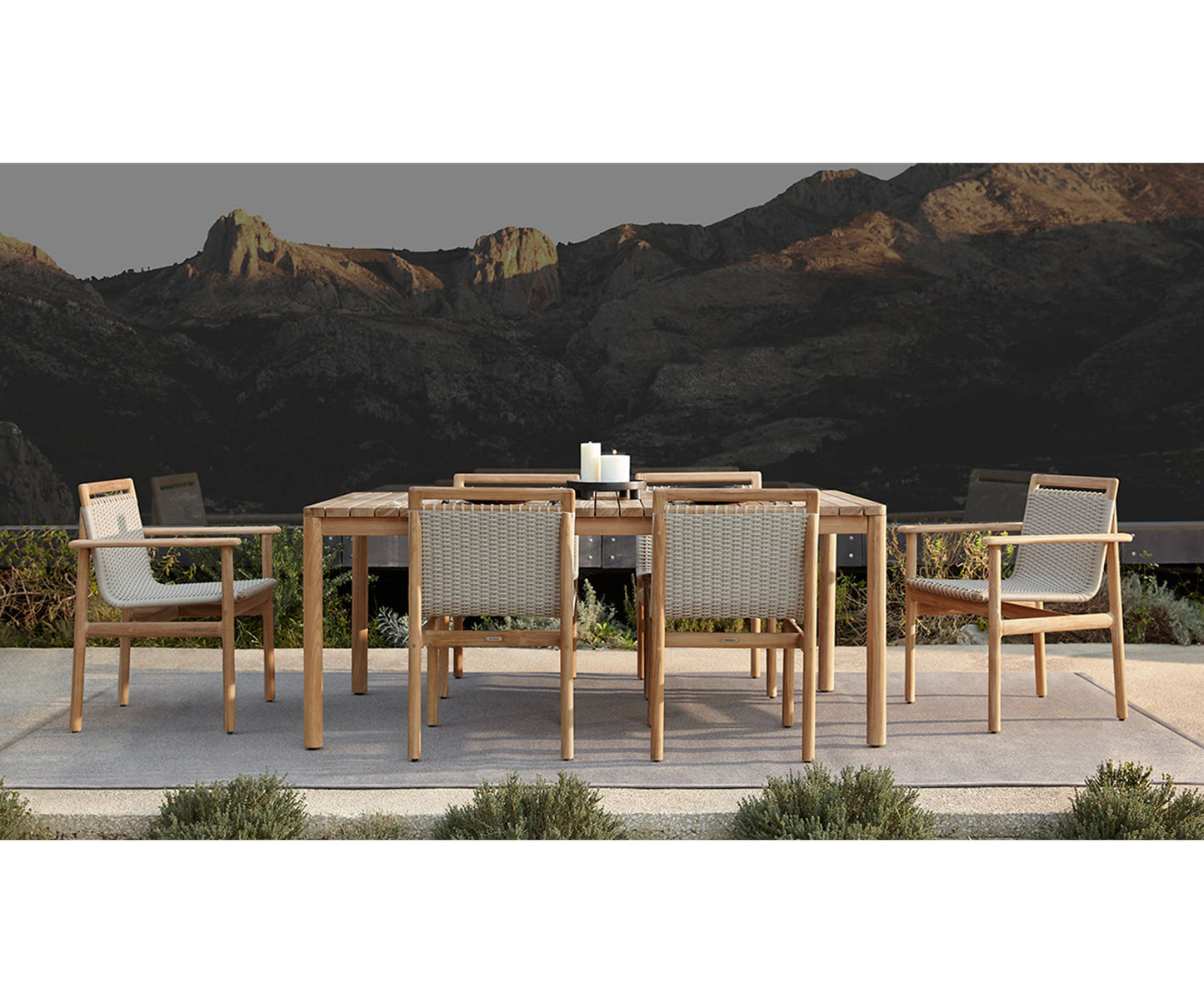 Montauk Teak Arm Dining Chair