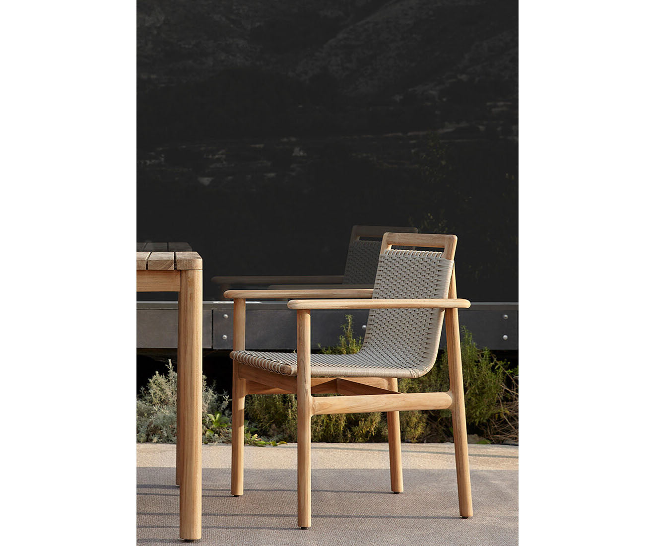 Montauk Teak Arm Dining Chair