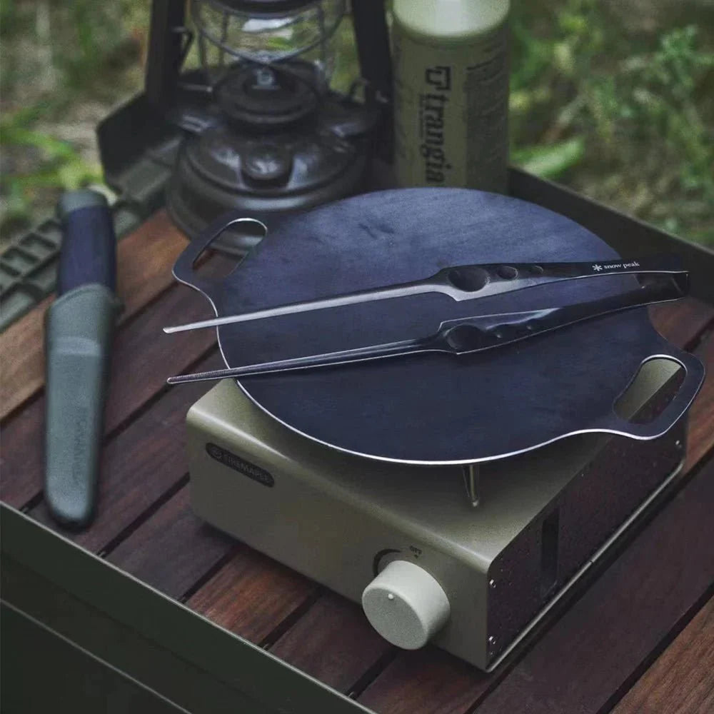 Multifunctional LAC BUTANE GAS STOVE & STAINLESS STEEL FRYPAN Set