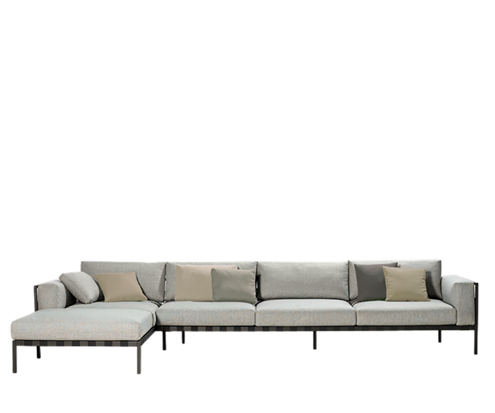 Natal Alu 3-Seater Sofa