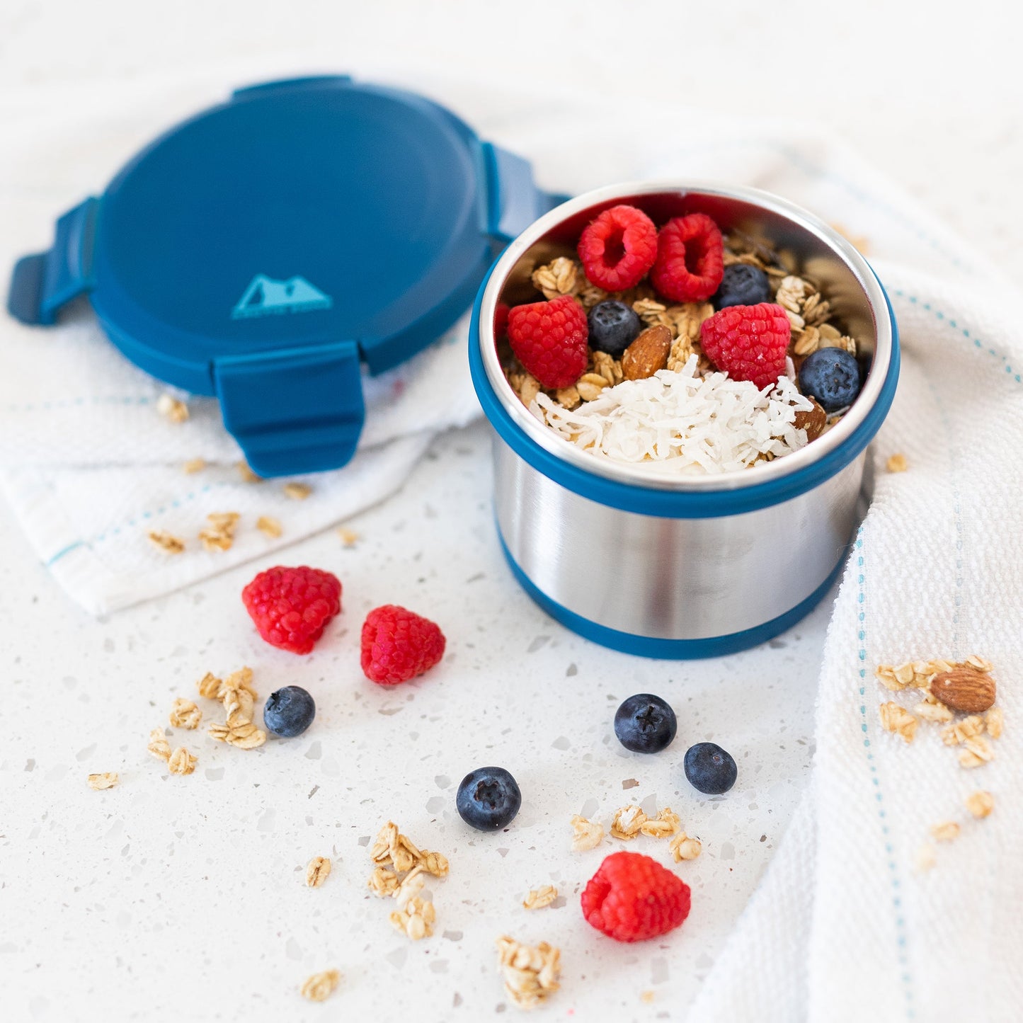 Leak Proof 16oz Thermal Bowl With Safe & Easy 4-Lock Lid