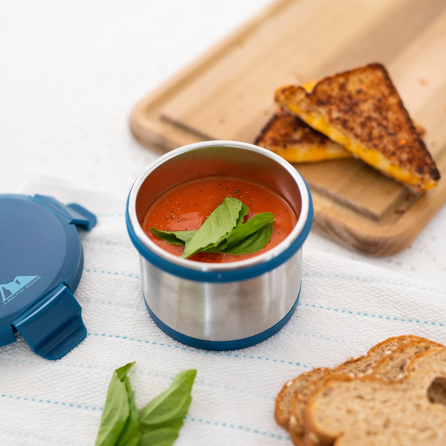 Leak Proof 16oz Thermal Bowl With Safe & Easy 4-Lock Lid