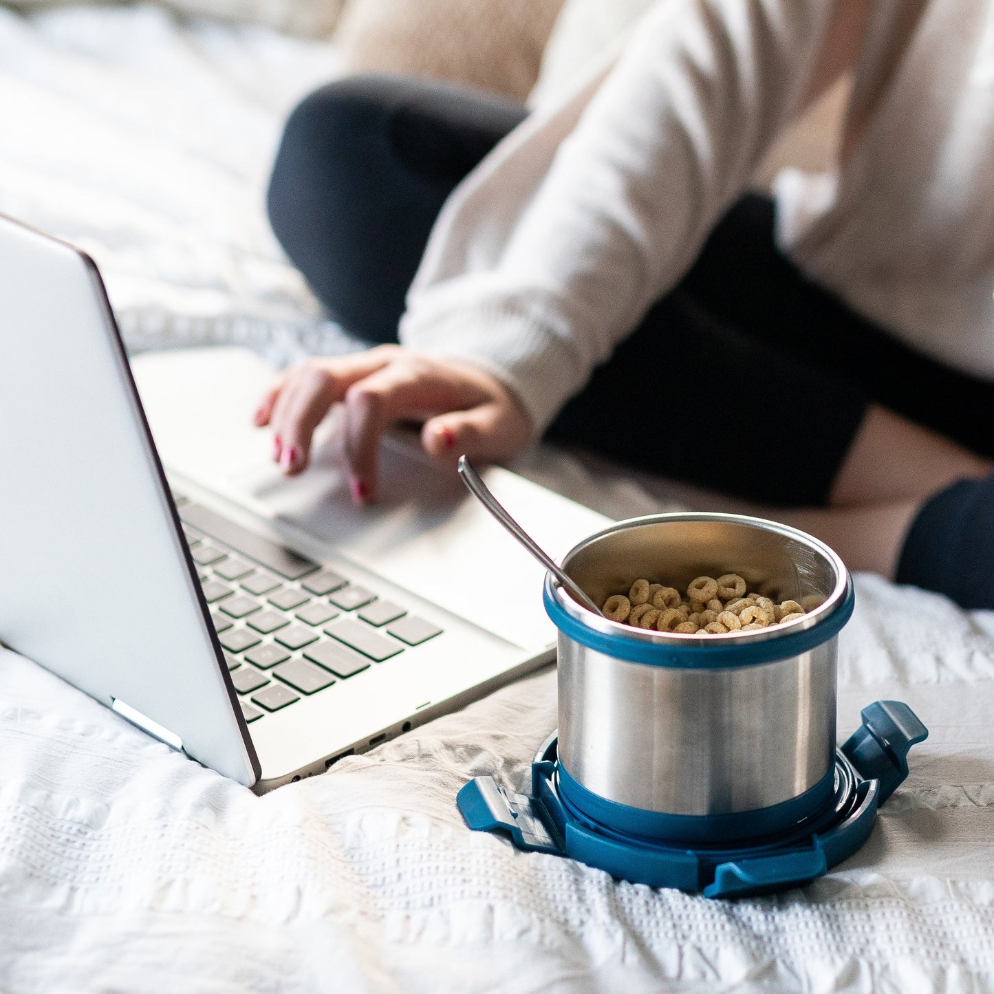 Leak Proof 16oz Thermal Bowl With Safe & Easy 4-Lock Lid