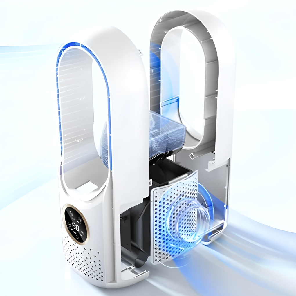 Portable  Bladeless Desktop Air Cooler With Humidifier