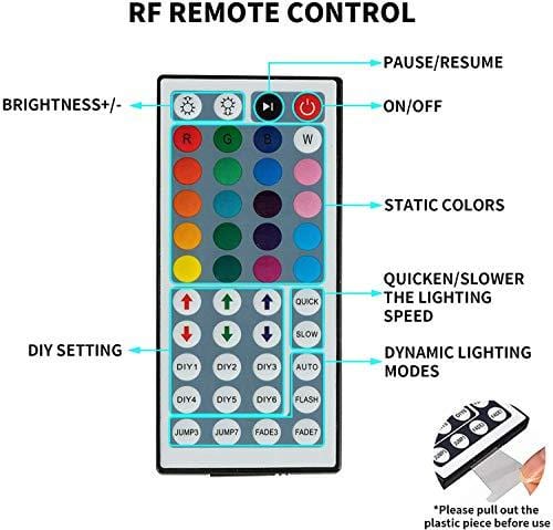 Nurxiovo 20/24/32/36 Inch LED Lighted Liquor Shelf Bottle Display Rack Illuminated Home and Commercial Bar Shelves with RF Remote Control