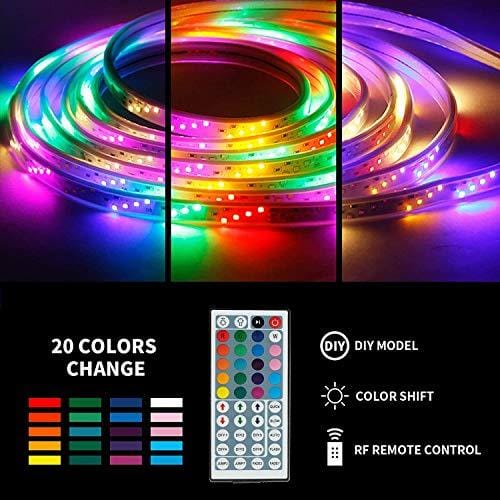Nurxiovo 20/24/32/36 Inch LED Lighted Liquor Shelf Bottle Display Rack Illuminated Home and Commercial Bar Shelves with RF Remote Control