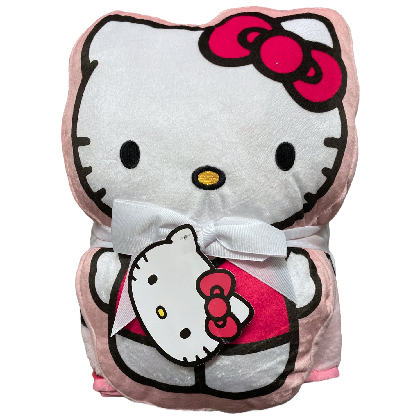 Hello Kitty Super Soft Shaped Pillow & Throw Set, 40" x 50"