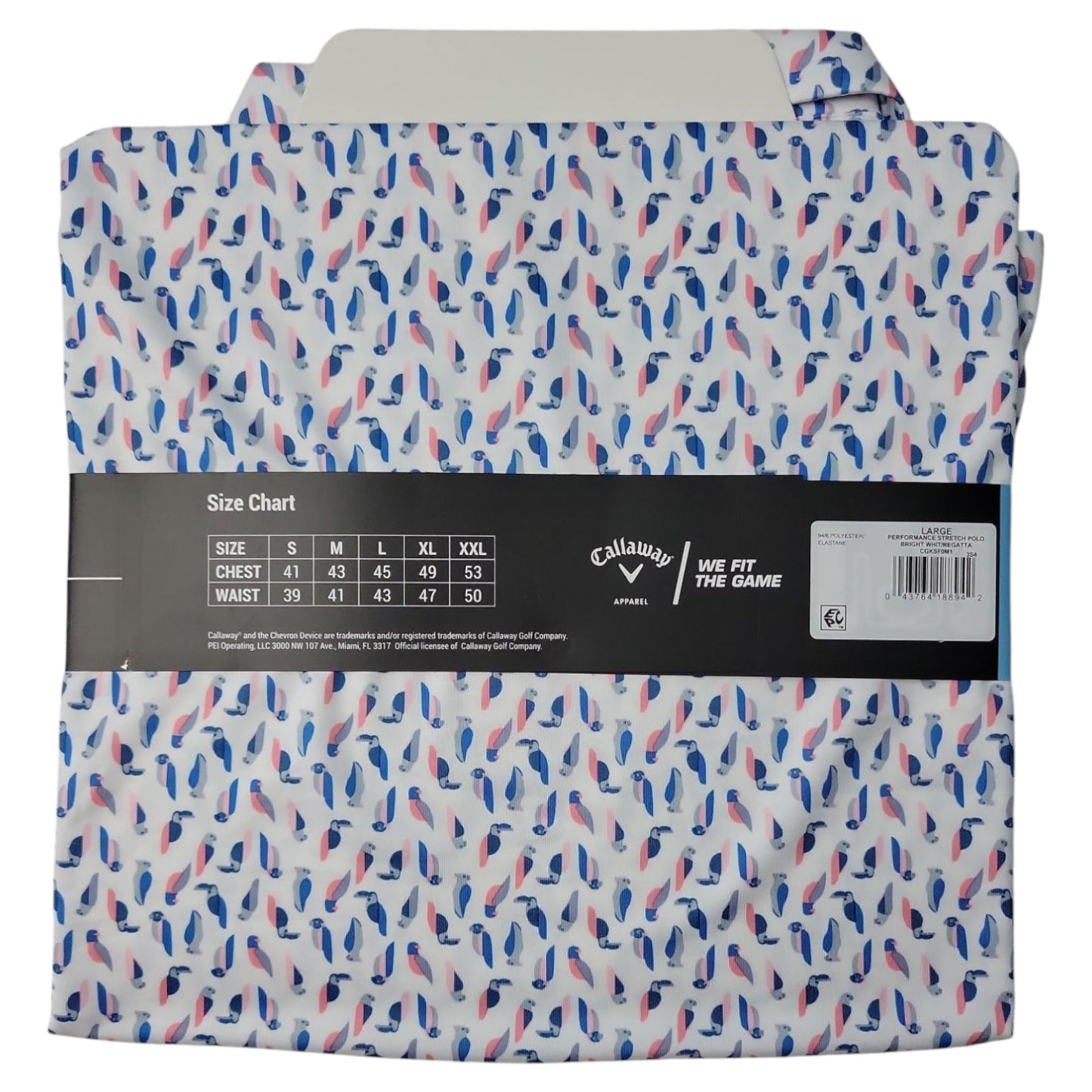 Callaway Men's Moisture Wicking Performance Golf Polo