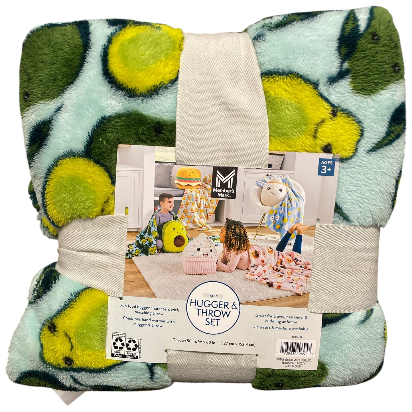 Member's Mark Kids Hugger & Throw Blanket Set