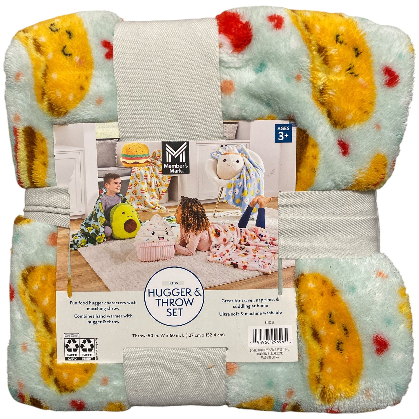 Member's Mark Kids Hugger & Throw Blanket Set
