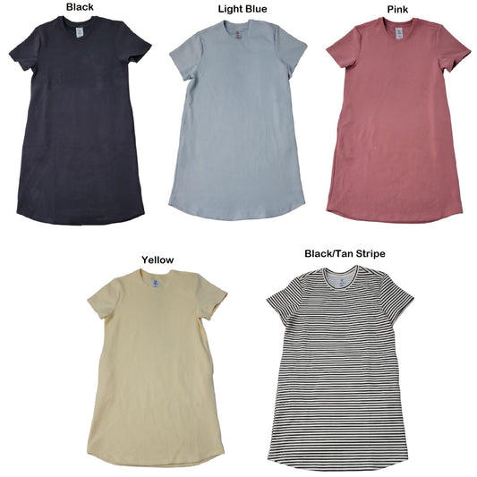 Member's Mark Women's Soft Sand-Washed Short Sleeve Dress