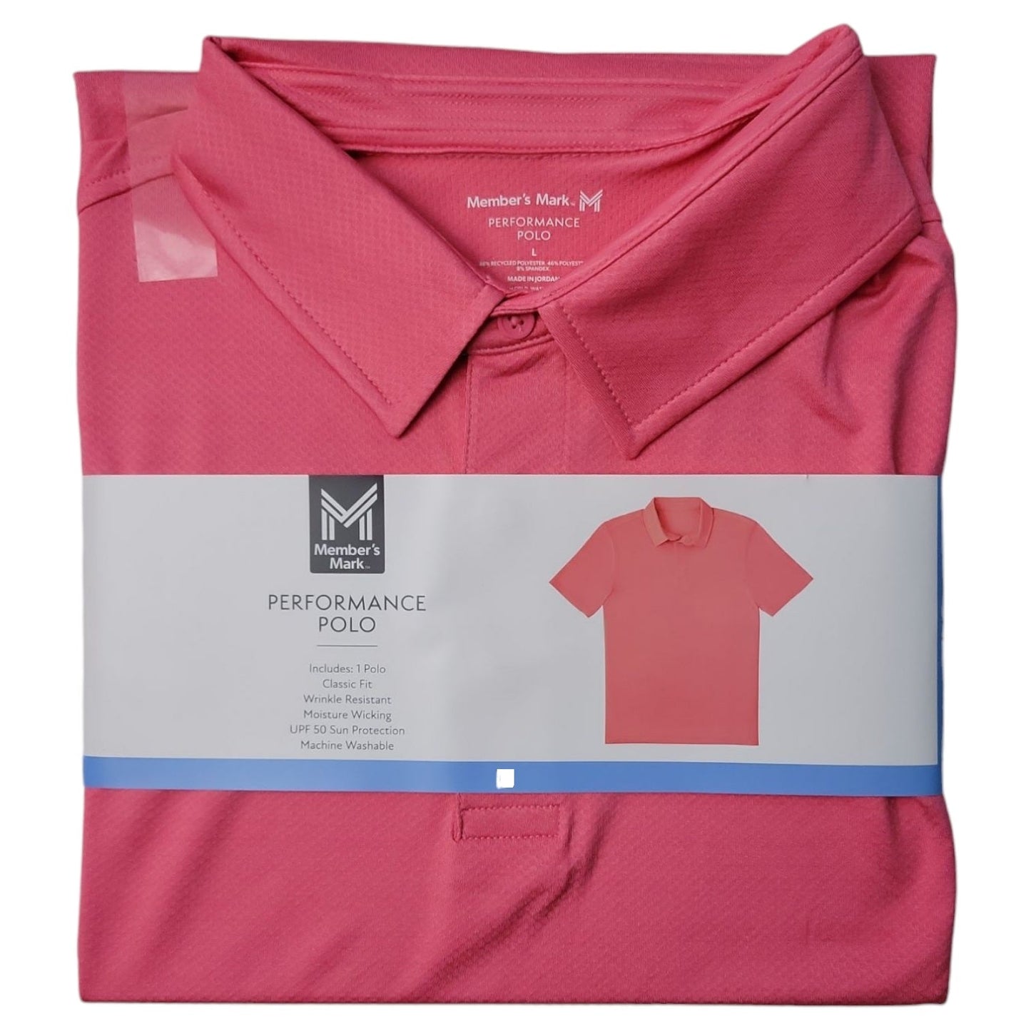 Member's Mark Men's Soft Moisture Wicking Performance Polo