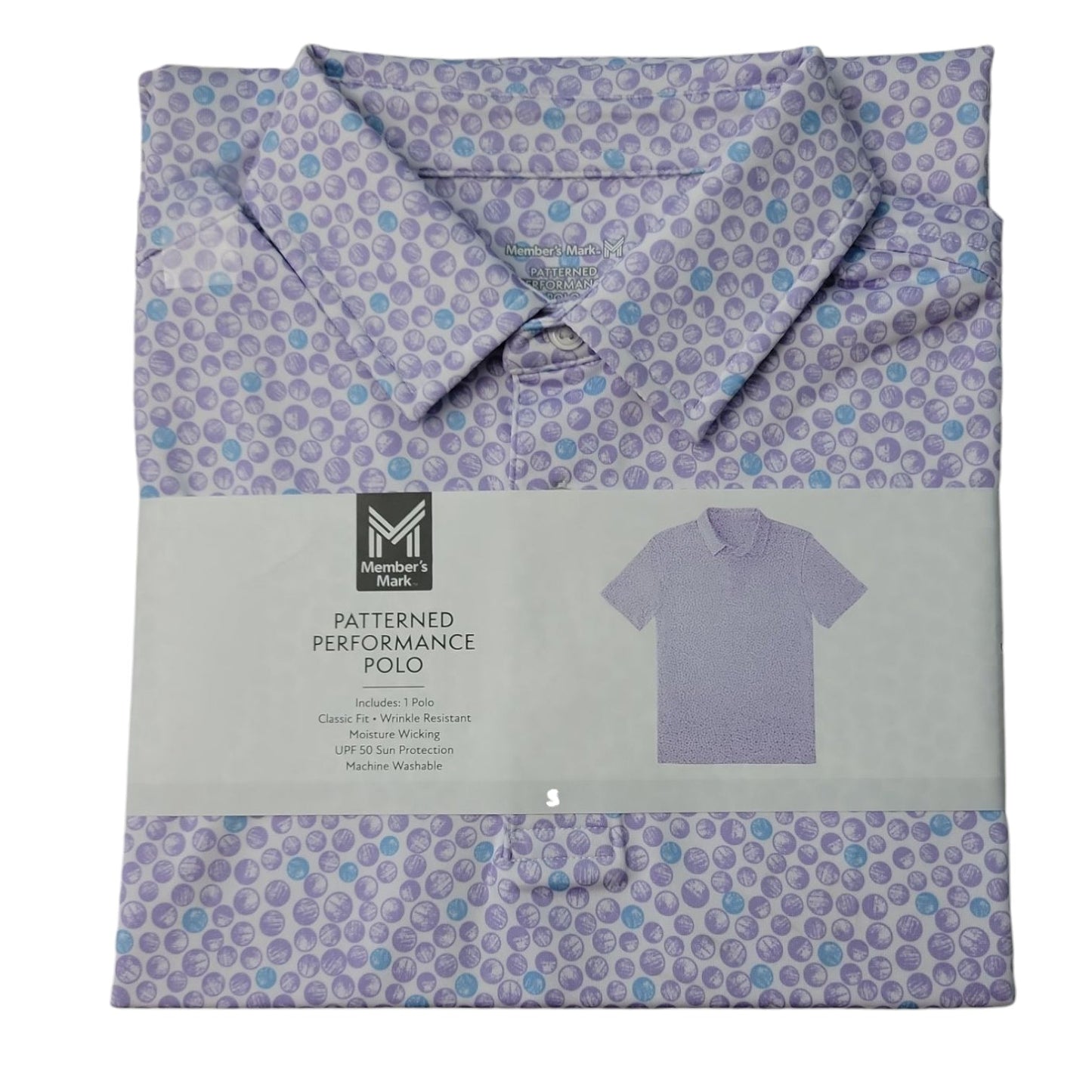 Member's Mark Men's Soft Moisture Wicking Performance Polo