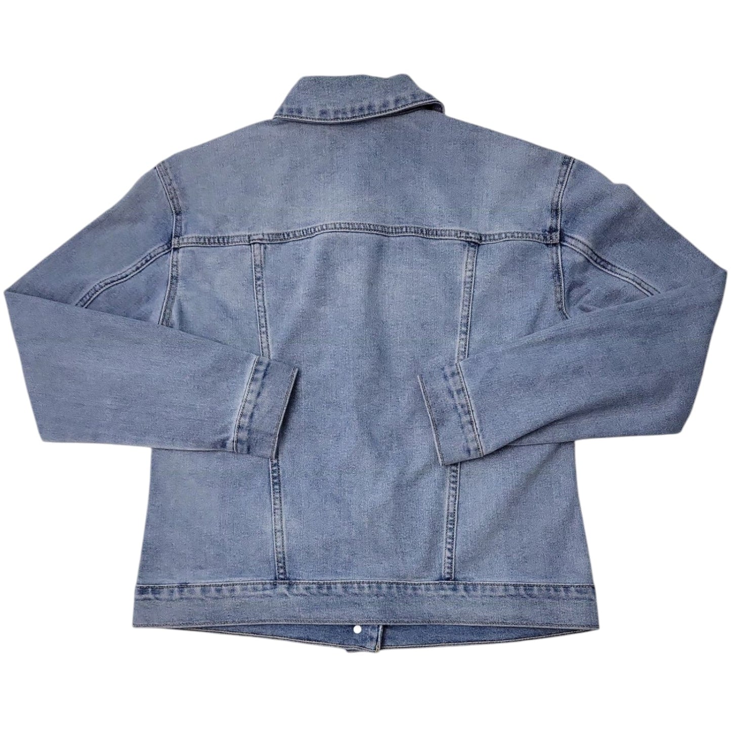 Seven7 Women's Denim Relaxed Fit Midweight Trucker Jacket