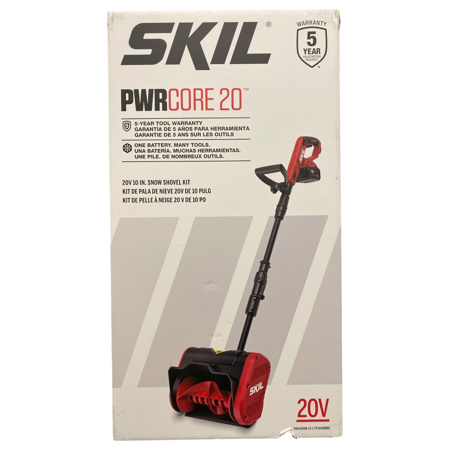 Skil Lithium PWRCORE 20, 20v cordless 10" Snow Battery Operated Shovel