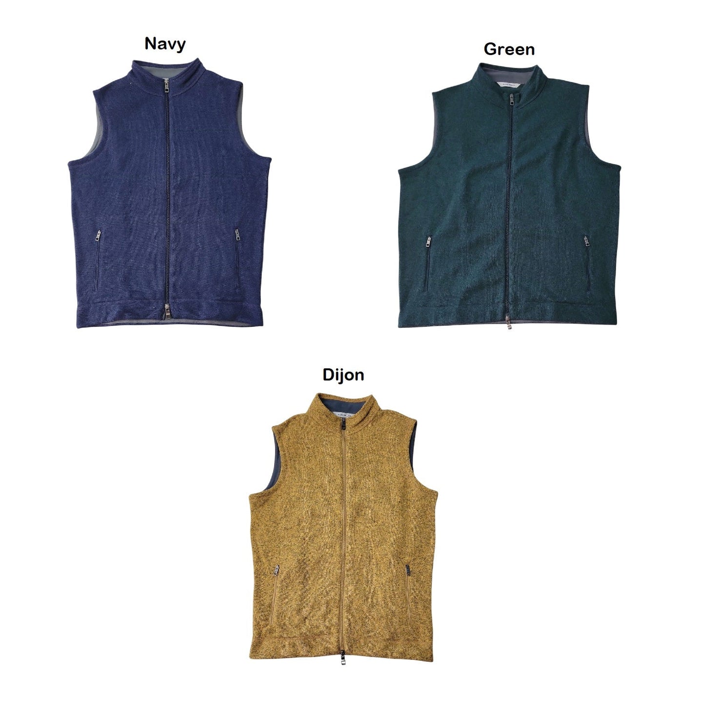 Peter Millar Crown Sweater Warm Fleece Full Zip Vest