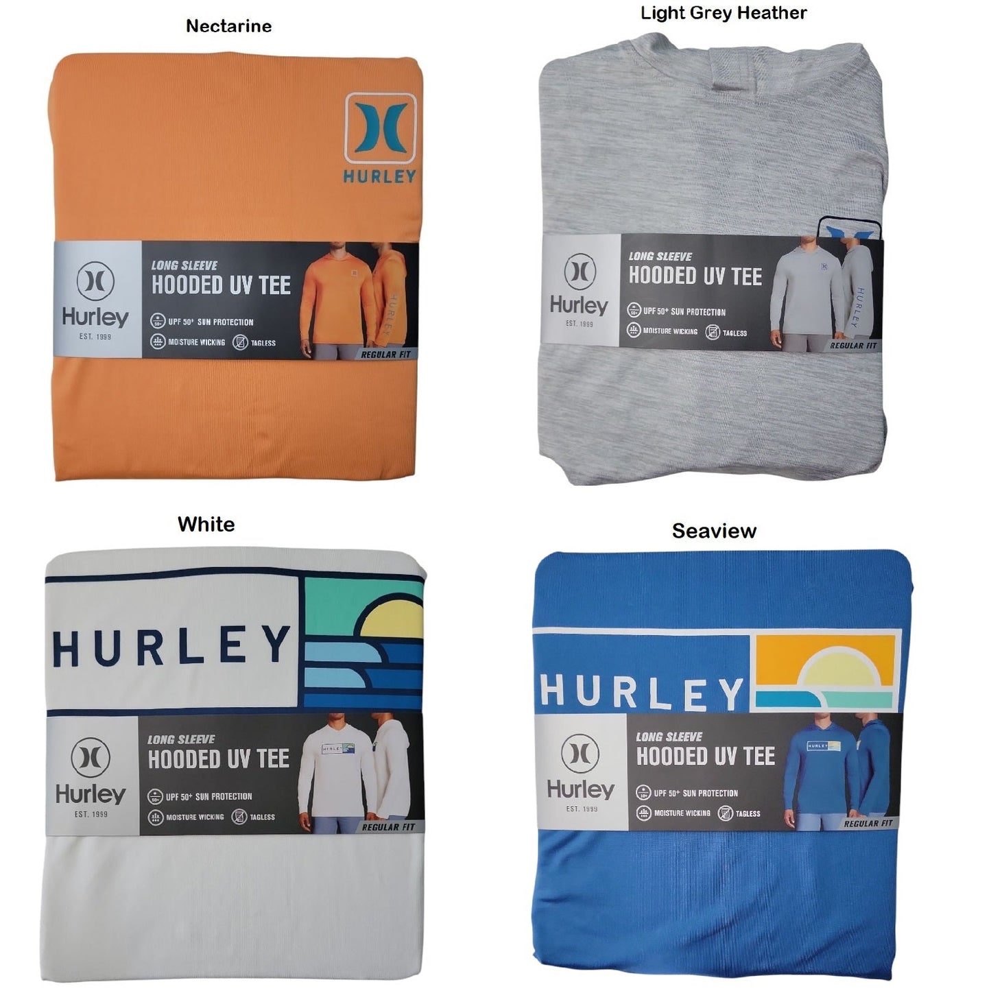 Hurley Men's Sunny Side Hybrid Stretch Hooded UV T-Shirt