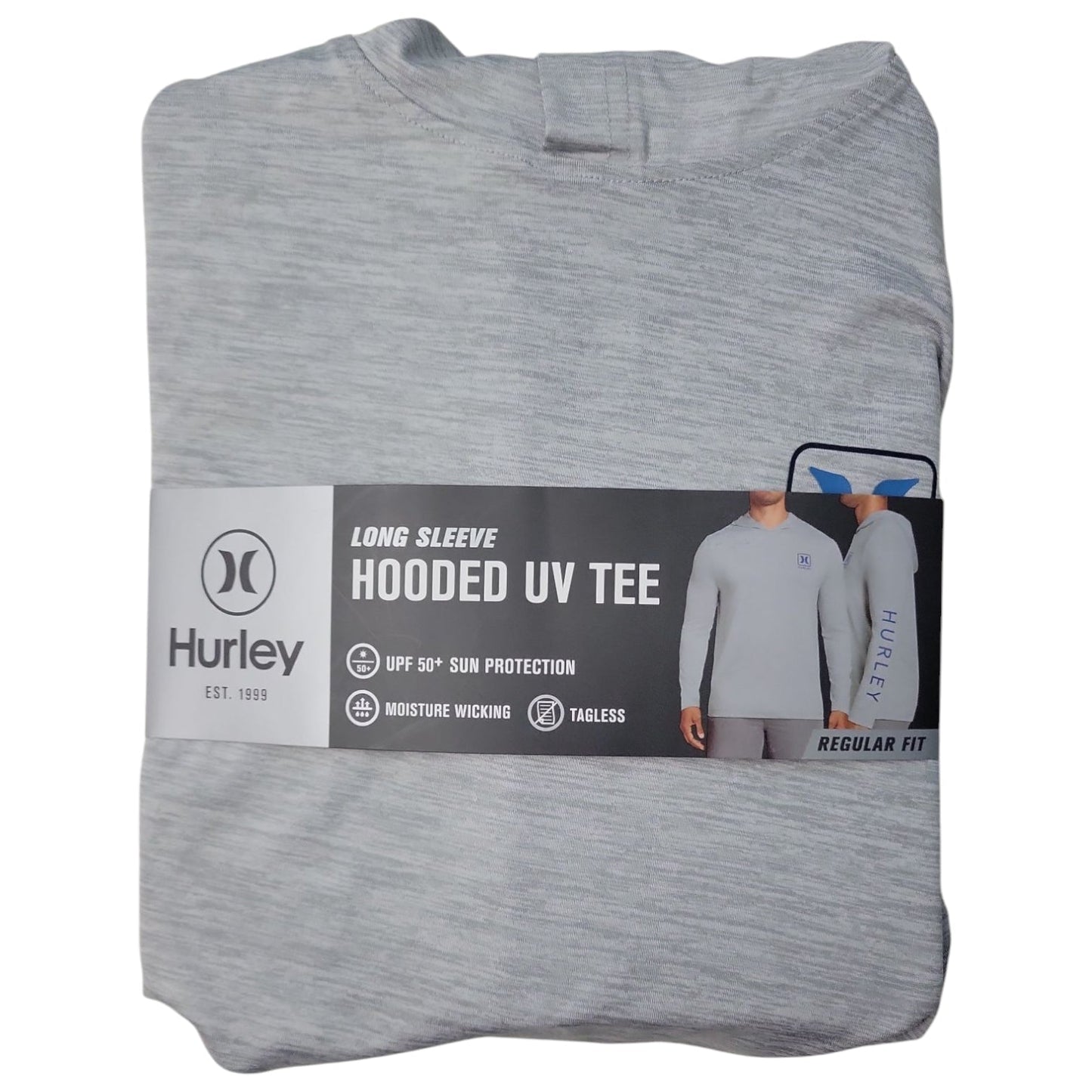 Hurley Men's Sunny Side Hybrid Stretch Hooded UV T-Shirt