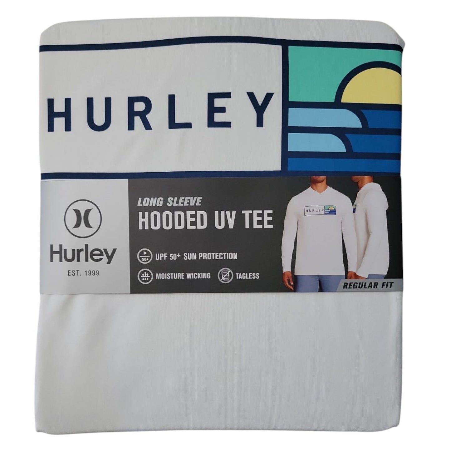Hurley Men's Sunny Side Hybrid Stretch Hooded UV T-Shirt