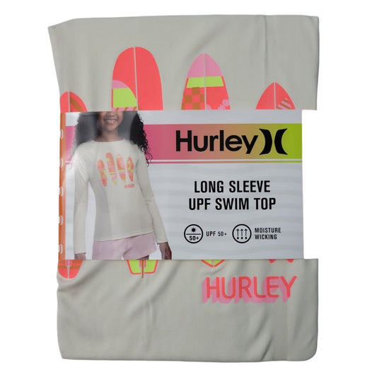 Hurley Girls Long Sleeve Moisture Wicking UV T-Shirt