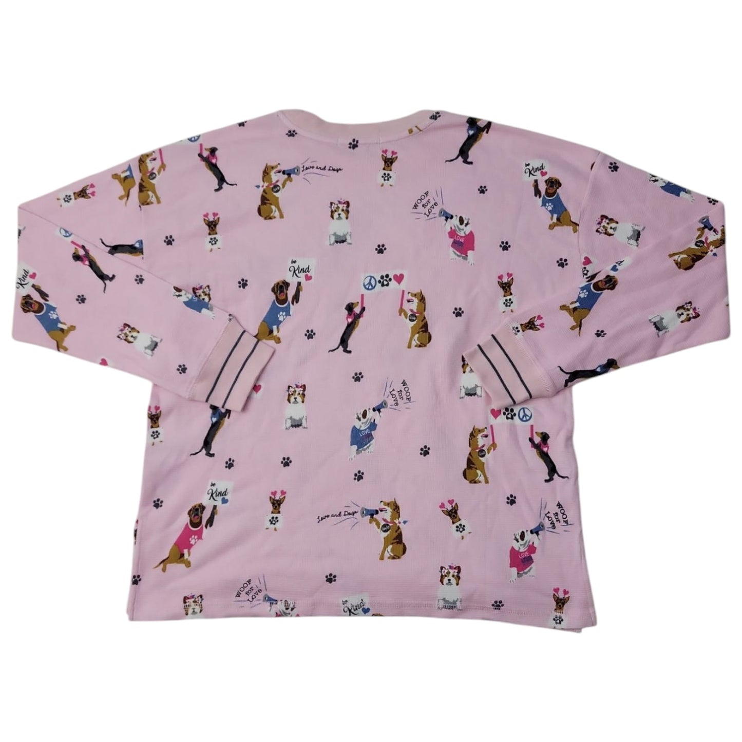 PJ Salvage Women's Woof Love Dog/Puppy Lounge Pajama Sleep Top