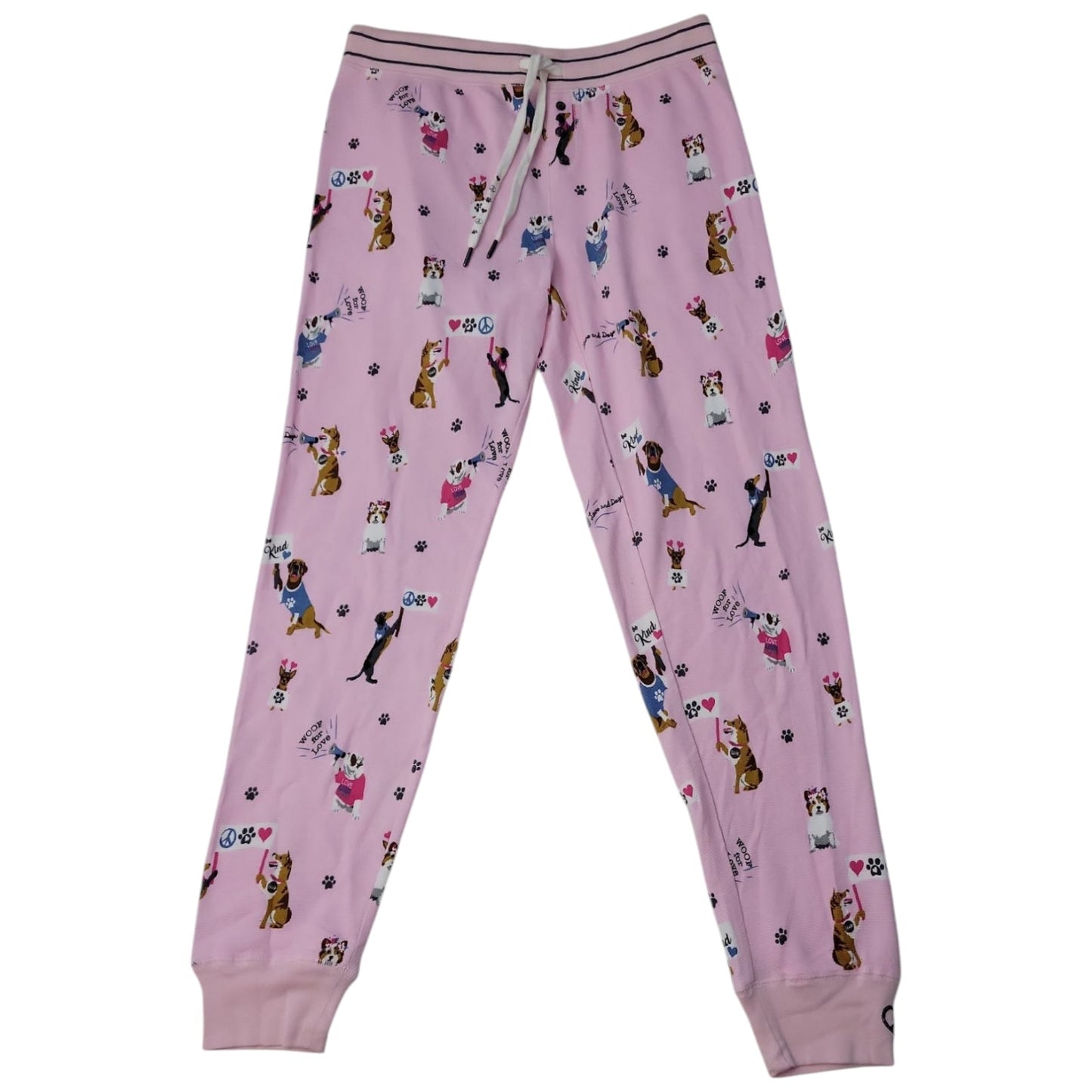 PJ Salvage Women Woof for Love Dog/Puppy Lounge Sleep Bottoms