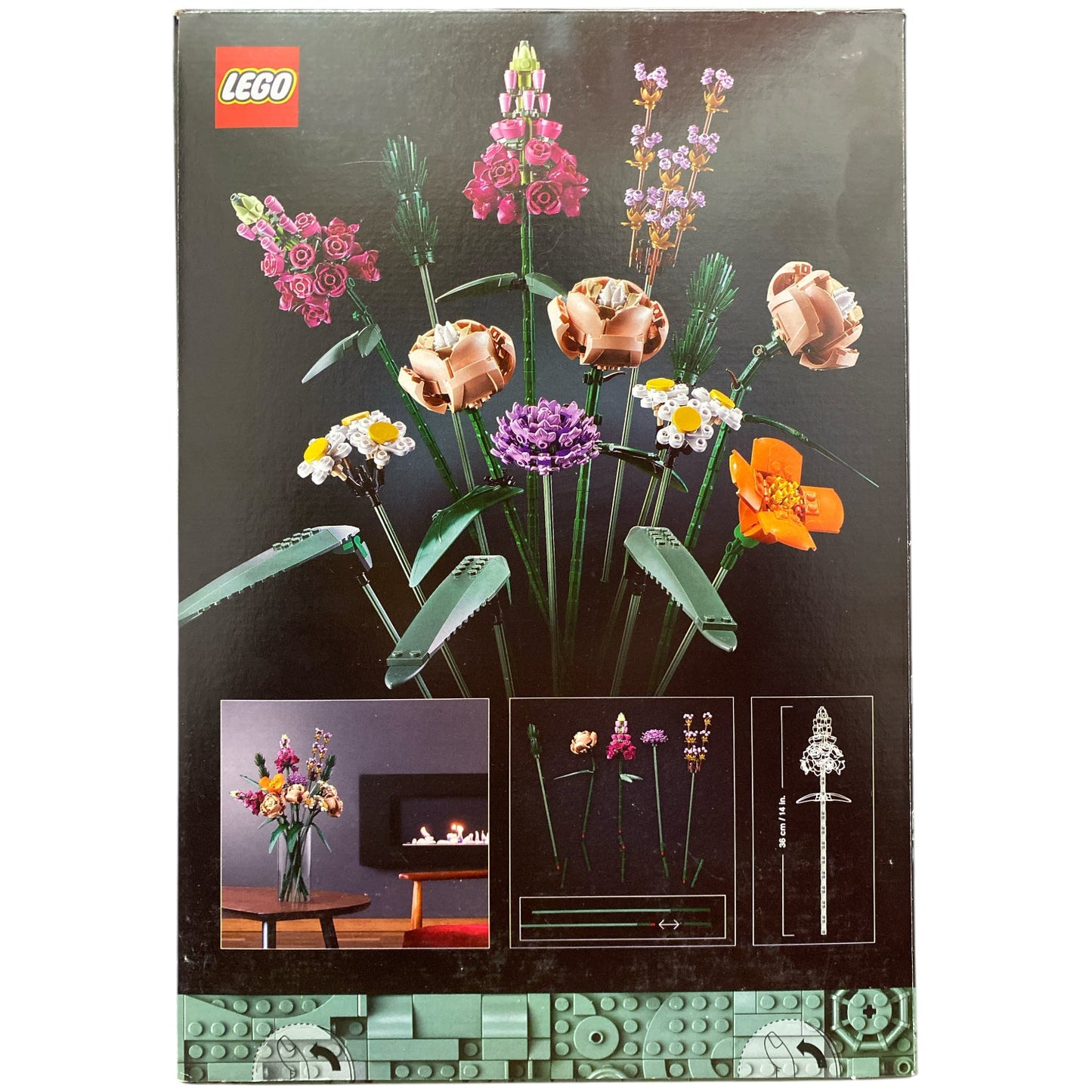 LEGO Icons Flower Bouquet Botanical Collection Building Set, 756 pcs, 10280