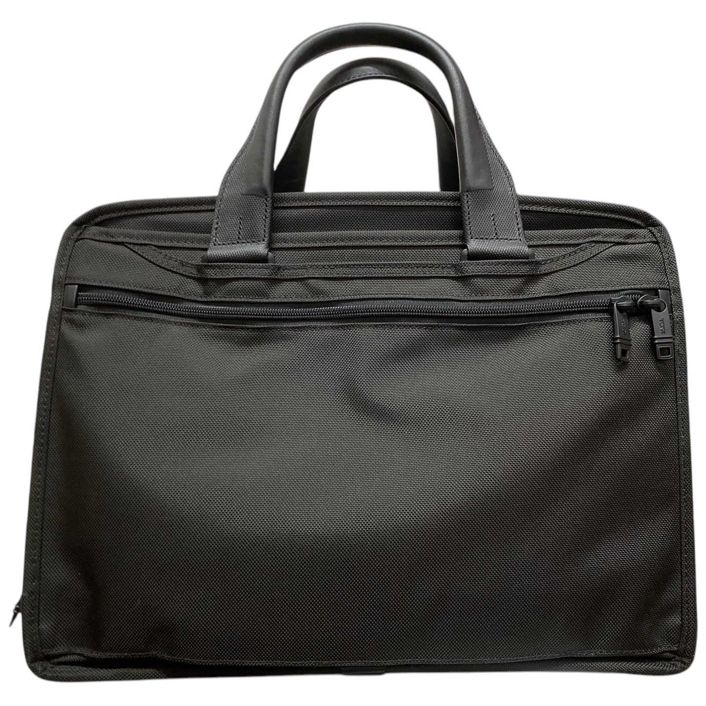 TUMI Alpha Expandable Laptop Briefcase, Black *Missing Strap & Removable Case*