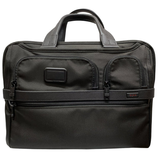 TUMI Alpha Expandable Laptop Briefcase, Black *Missing Strap & Removable Case*