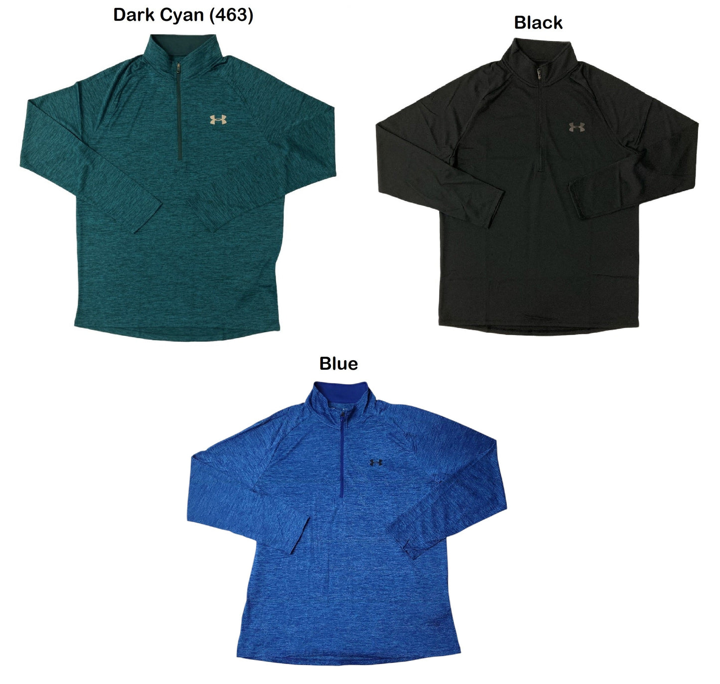 Under Armour Men's UA Tech 1/2 Zip Moisture Wicking Pullover Shirt, 1328495