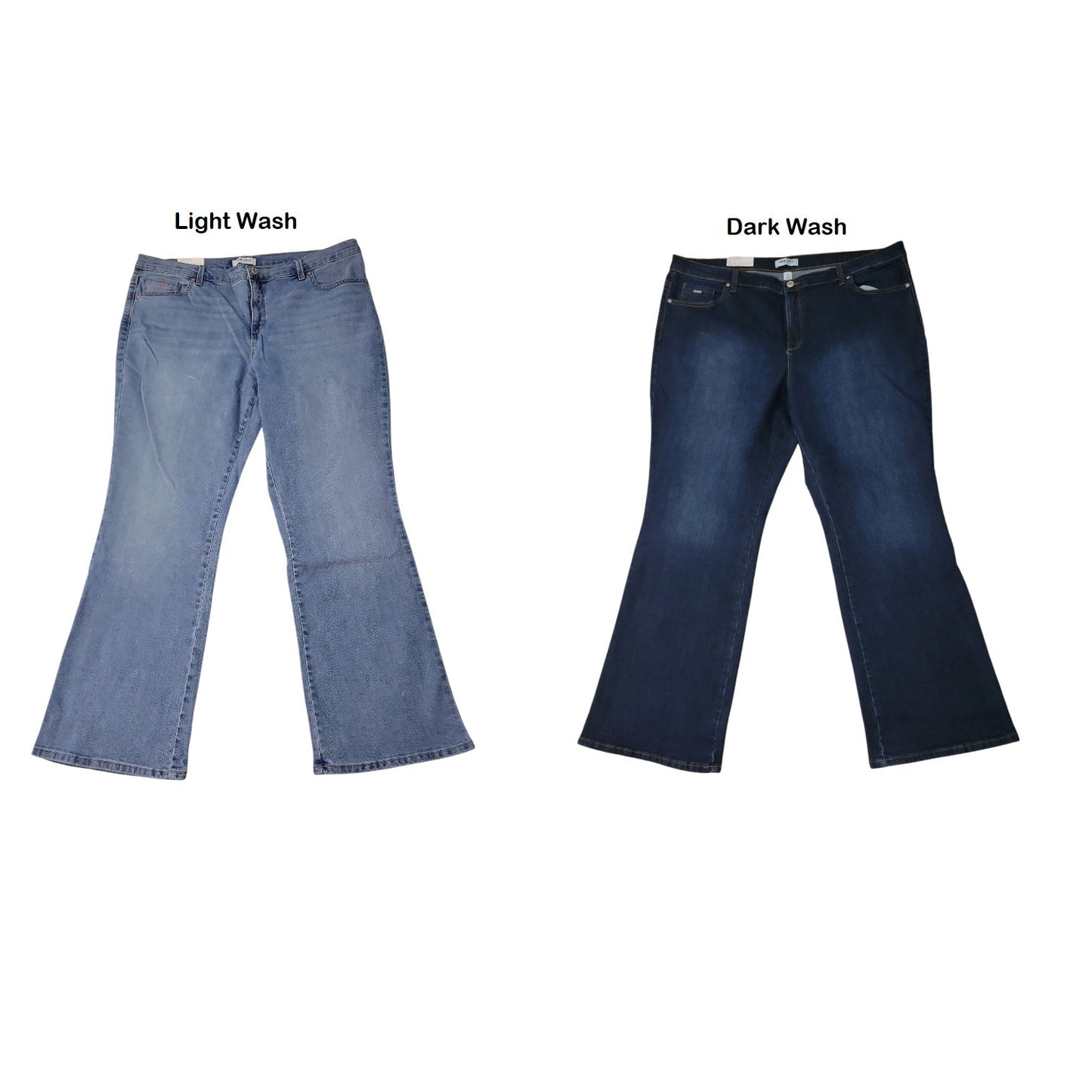 Nine West Women's Plus Soft Bootcut 31" Inseam Jeans