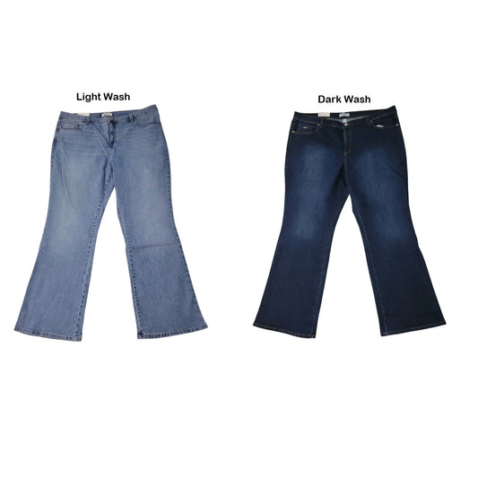 Nine West Women's Plus Soft Bootcut 31" Inseam Jeans