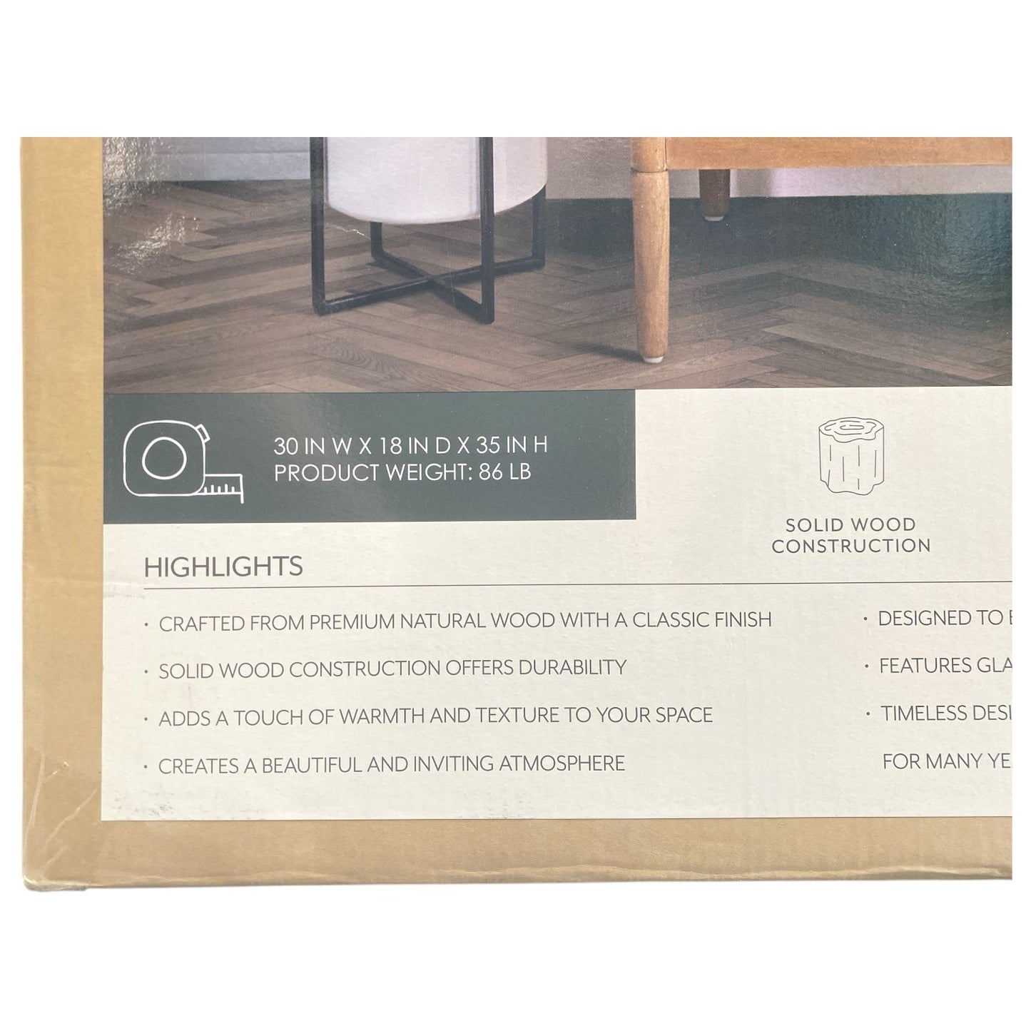 details by Becki Owens Charlotte Drink Cabinet, Natural