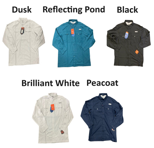 Habit Men's UPF 40+ Crayfish Creek Long Sleeve 40+ River Long Sleeve Shirt