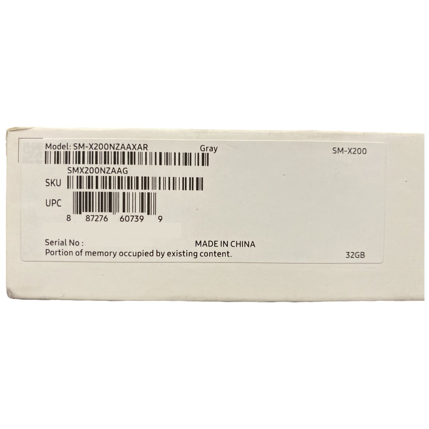 Samsung Galaxy Tab A8 SM-X200 32GB, Wi-Fi, 10.5" Gray