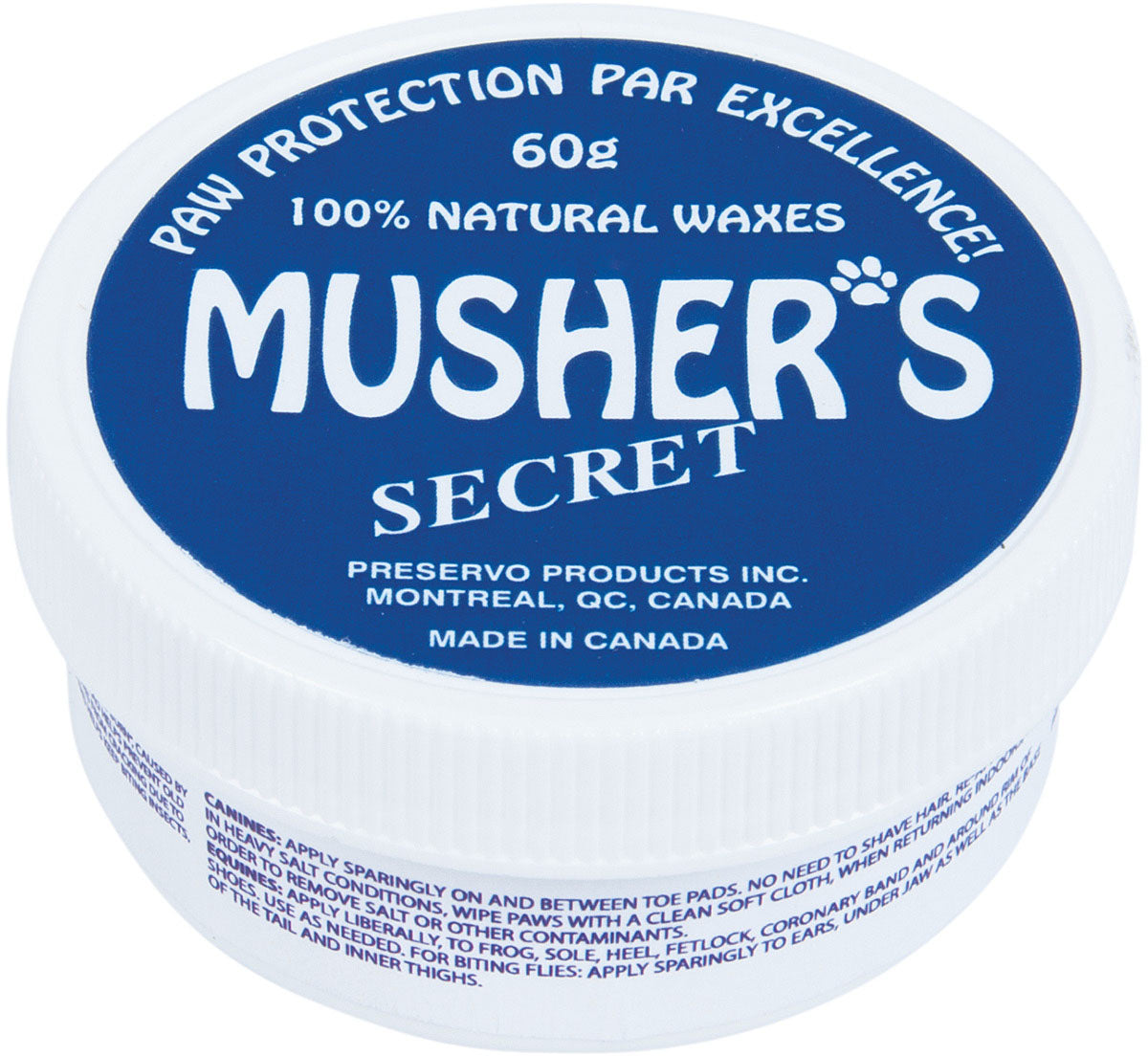 MUSHER'S SECRET