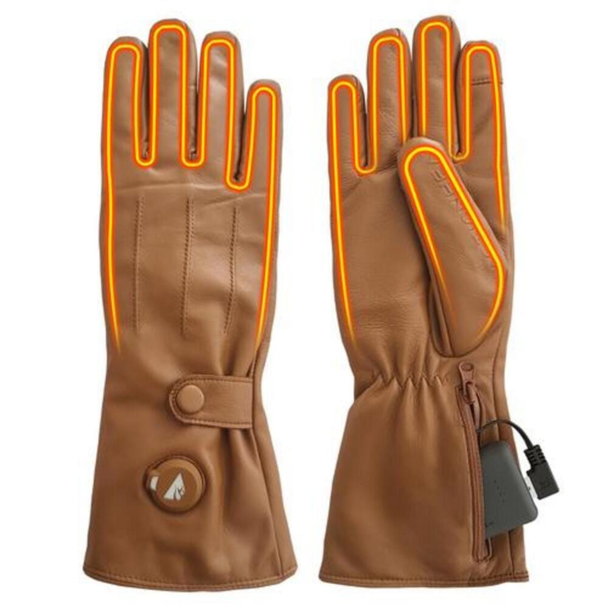 Open Box ActionHeat 5V Men's Battery Heated Leather Dress Glove