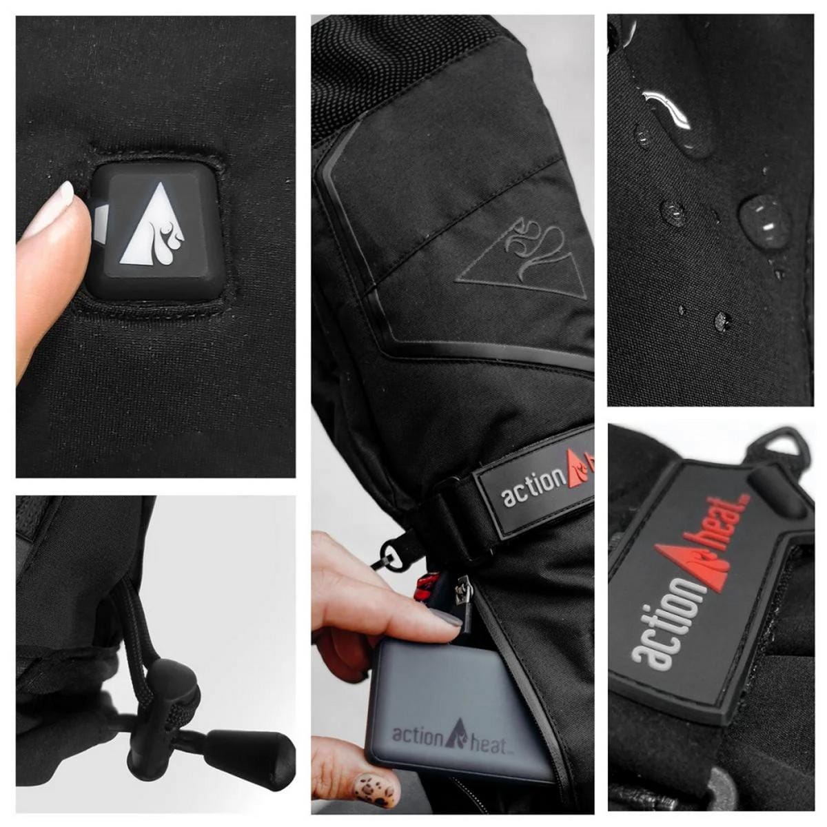 Open Box ActionHeat 5V Youth Battery Heated Mittens