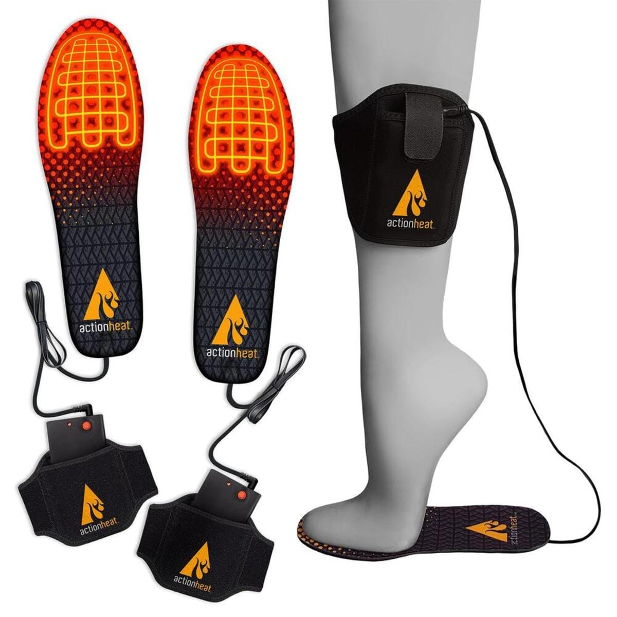 Open Box ActionHeat AA Battery Heated Insoles