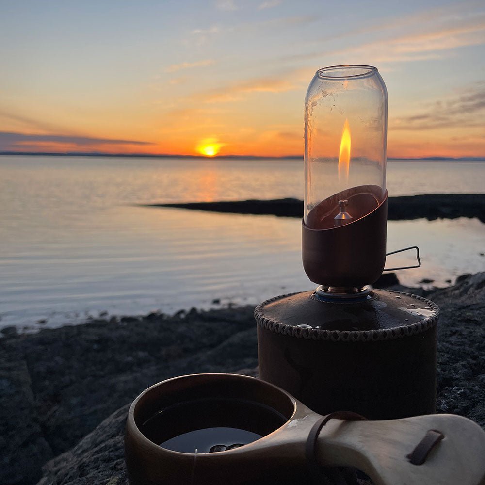 Orange Gas Lantern Lampshade