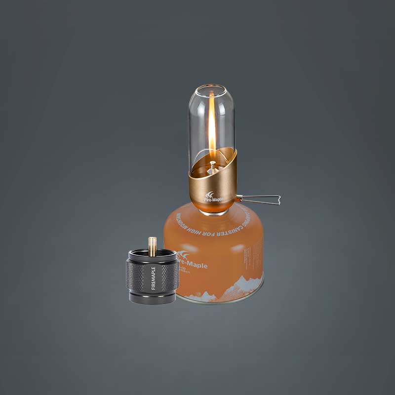 Orange Gas Lantern & Z1 Propane Cylinder Adapter Set