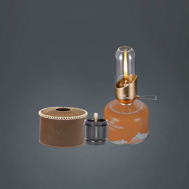 Orange Gas Lantern & Z1 Propane Cylinder Adapter Set