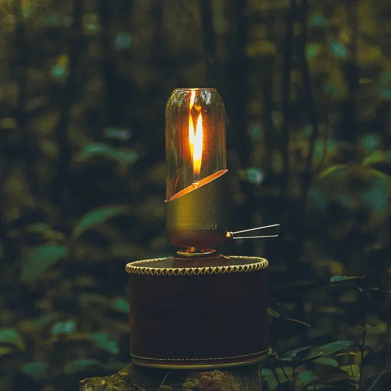 ORCA 600ML COFFEE KETTLE & MAKER & Orange Gas lantern SET