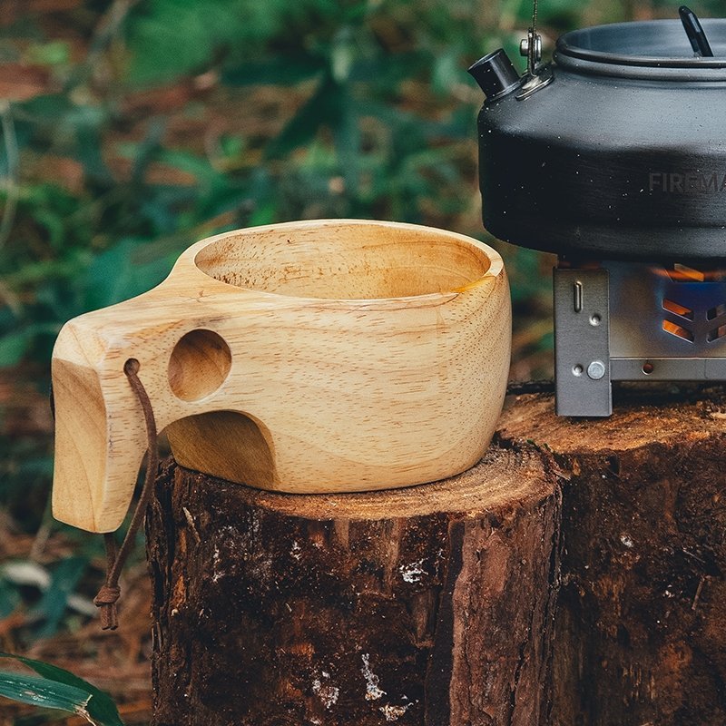 Orca Vietnamese Coffee Maker & Wooden Cup Set