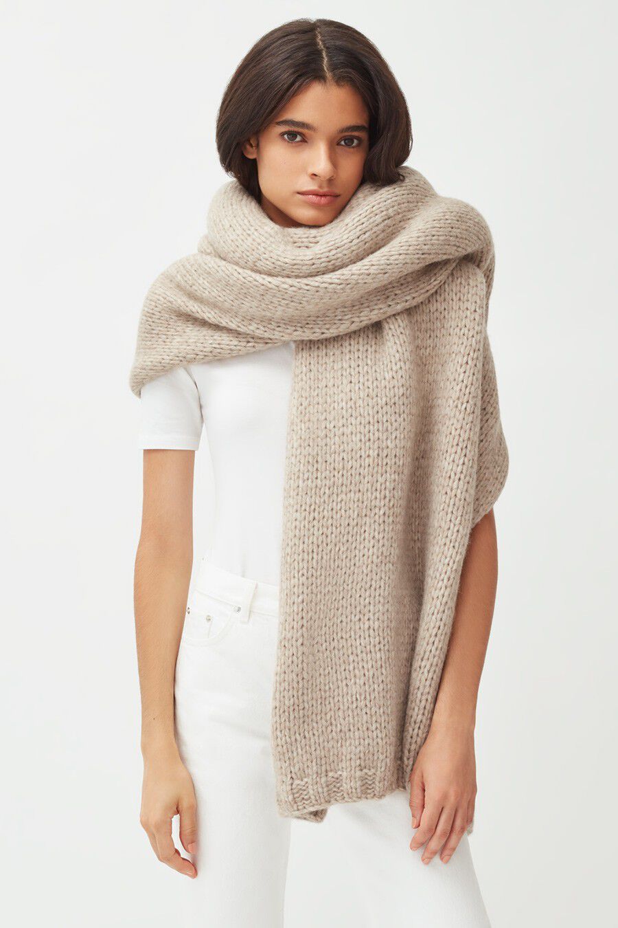 Alpaca Chunky Oversized Blanket