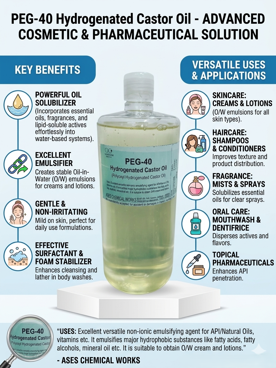 PEG 40 Hydrogenated Castor Oil