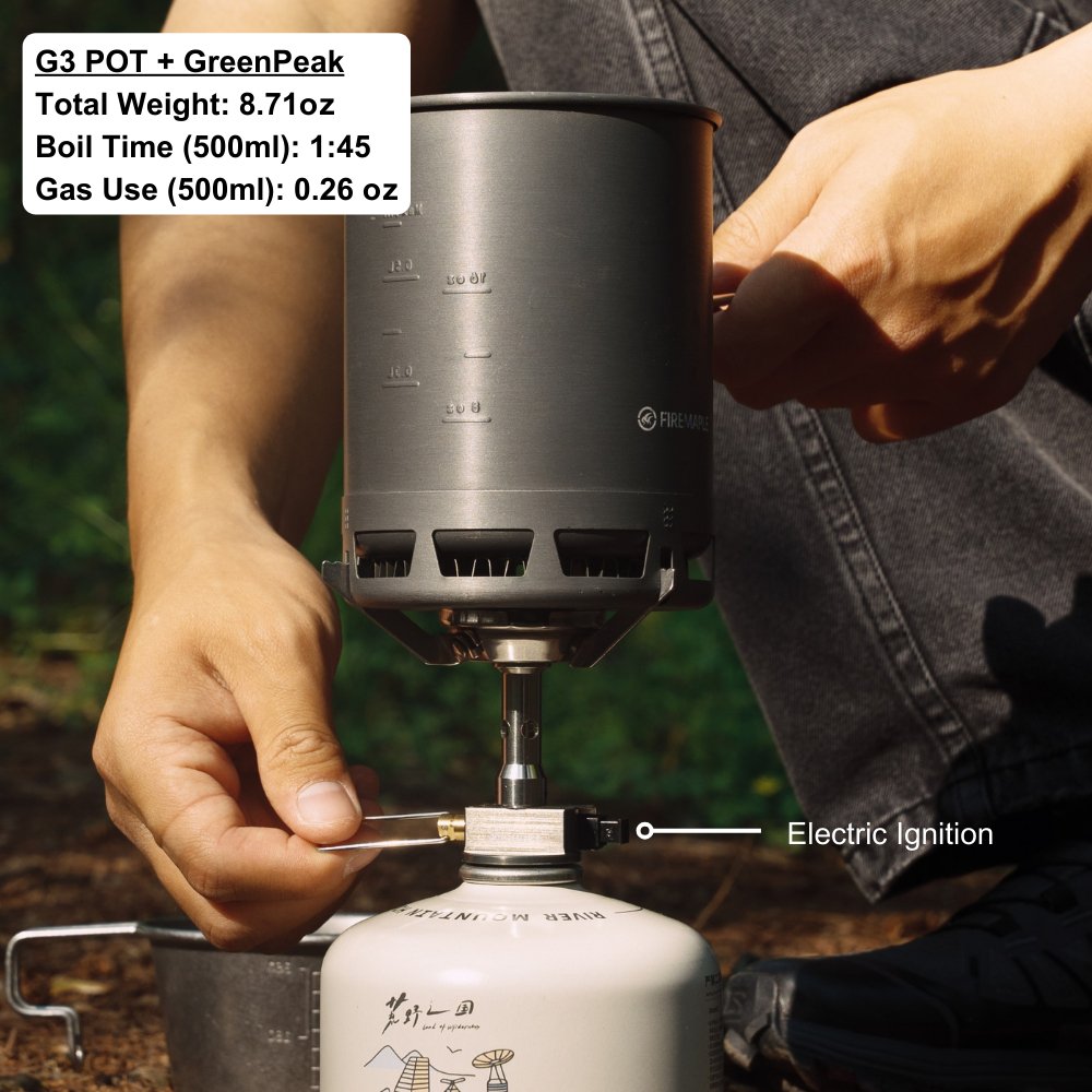 Petrel Ultralight Pot with heat exchanger 600ml
