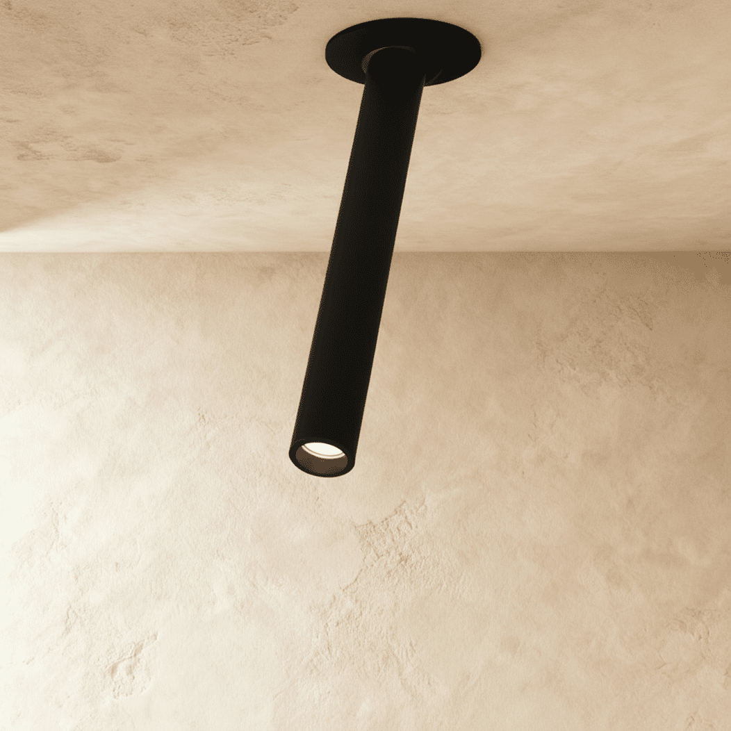 Minimalist Aluminium Ceiling Light LED Light With Cylindrical Shade