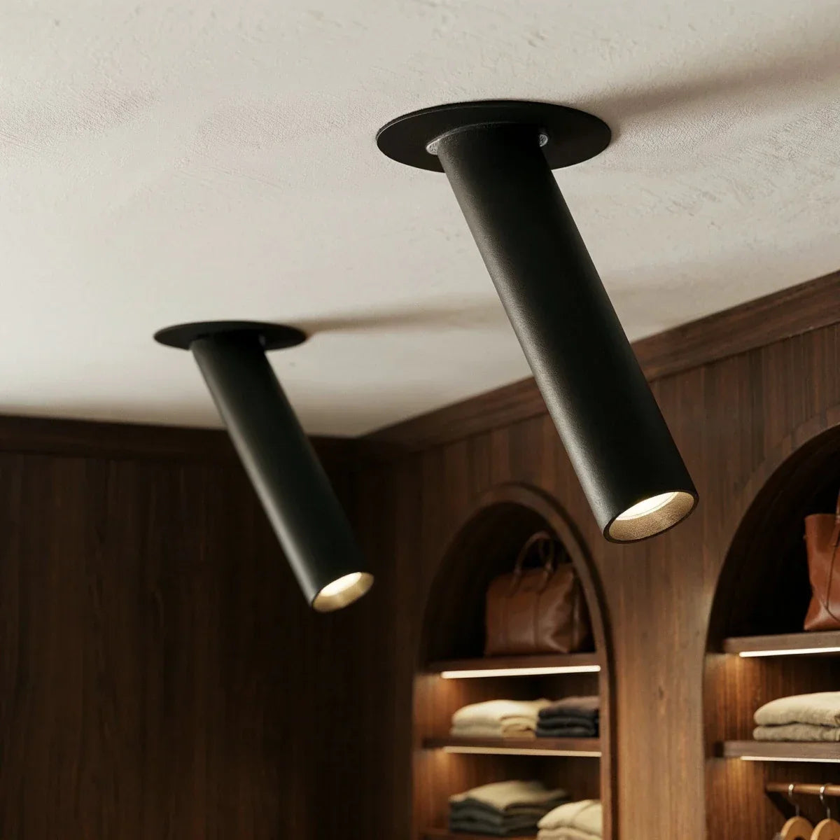 Minimalist Aluminium Ceiling Light LED Light With Cylindrical Shade