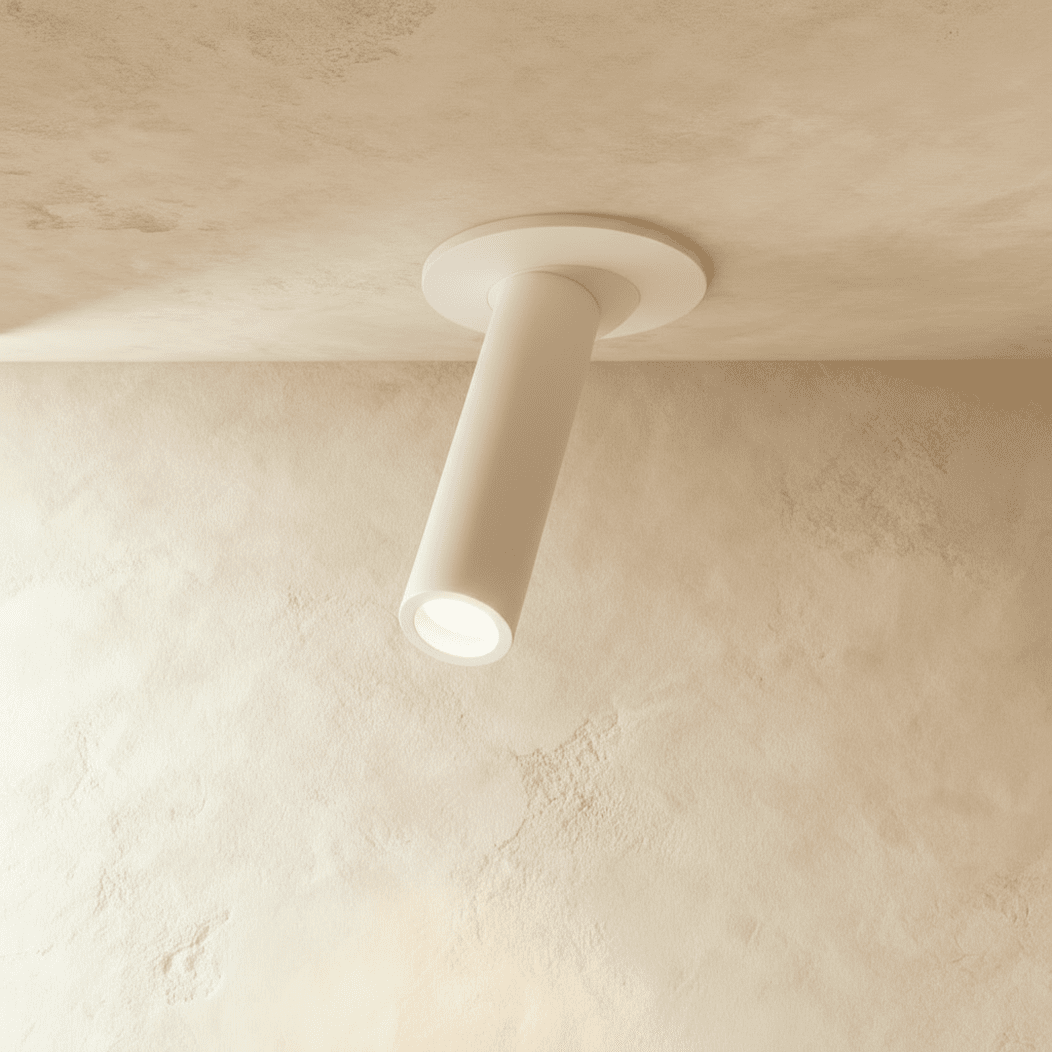 Minimalist Aluminium Ceiling Light LED Light With Cylindrical Shade